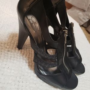 Jessica Simpson zipper heels, 9